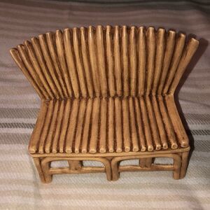 Handmade Ceramic Bench Candle Holder Decor